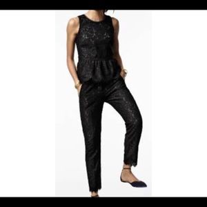 J. CREW two piece lace set. Top and pants